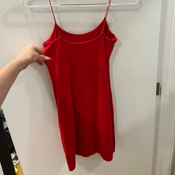 COPY - Red Wilfred fitted mini dress - Picture 2 of 4